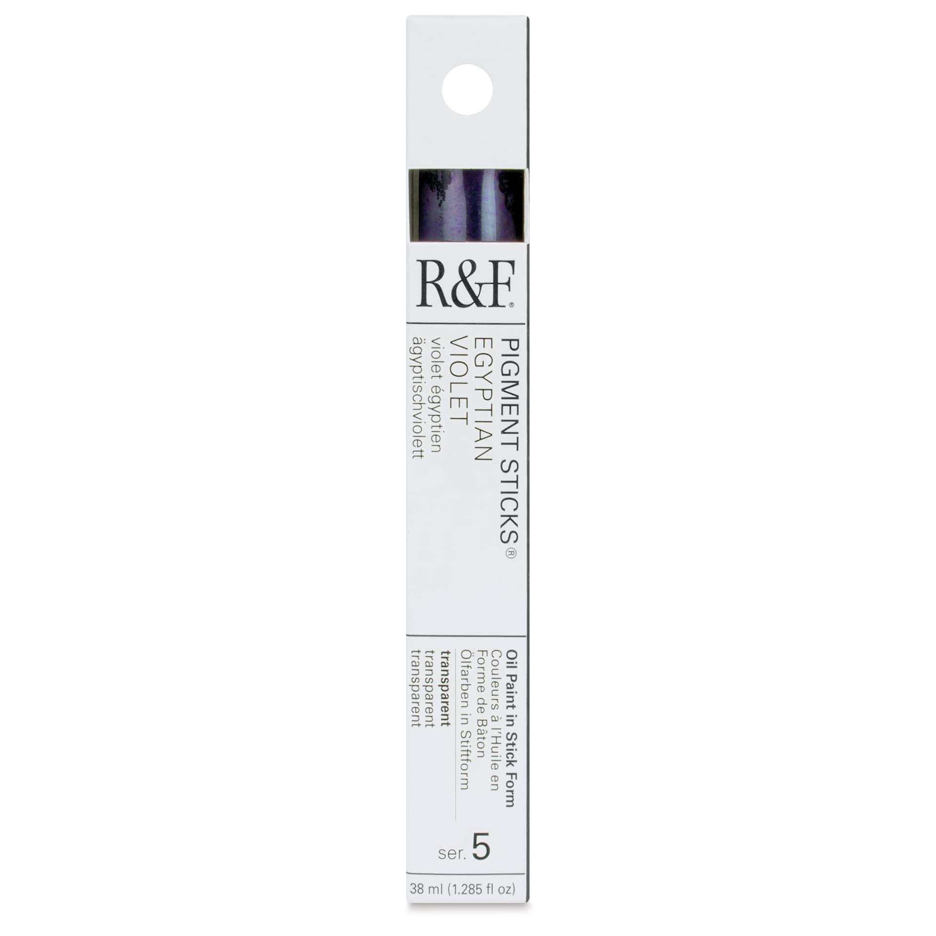 R&F Pigment Stick - Egyptian Violet, 38 ml stick - front of packaging