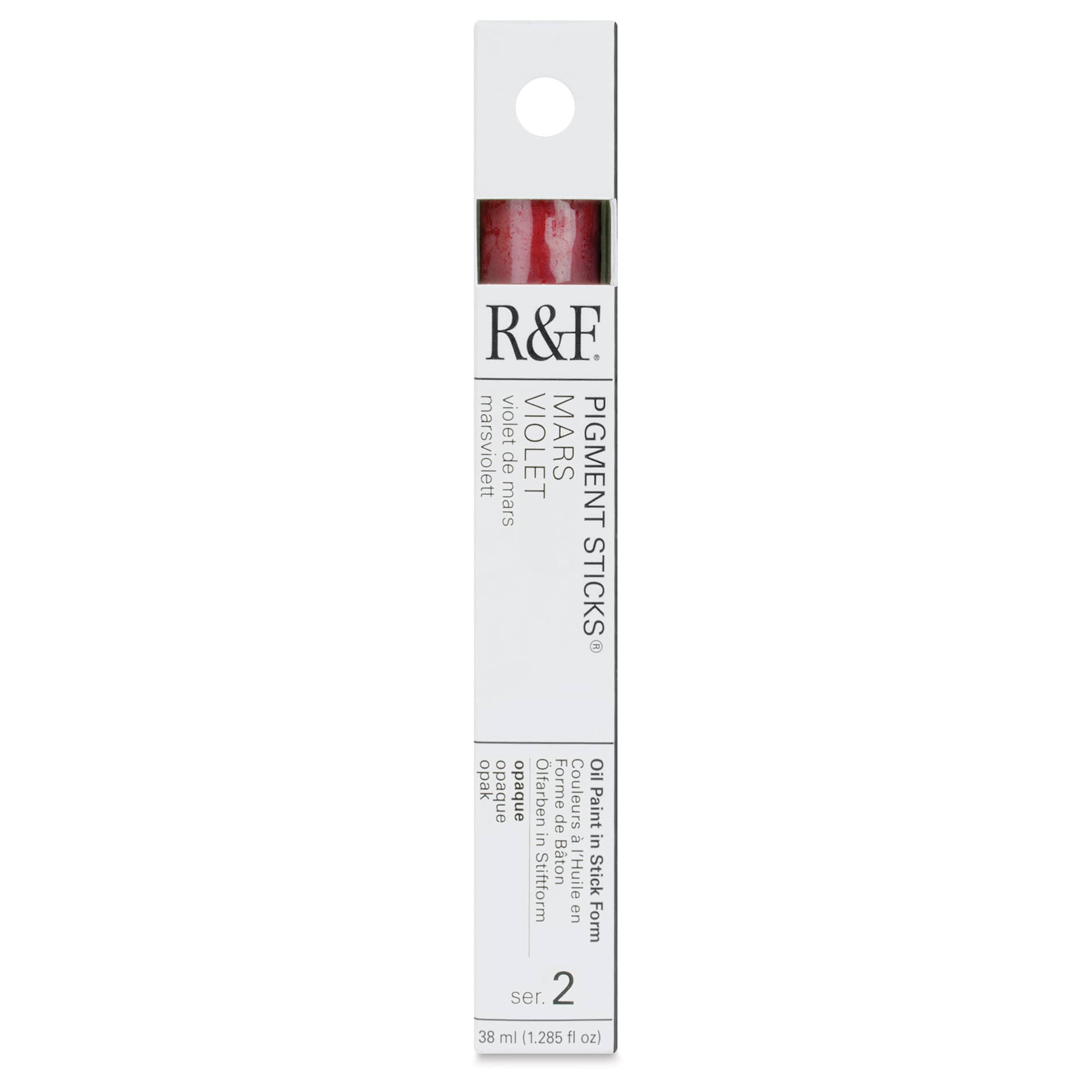 R&F Pigment Stick - Mars Violet, 38 ml stick - front of packaging