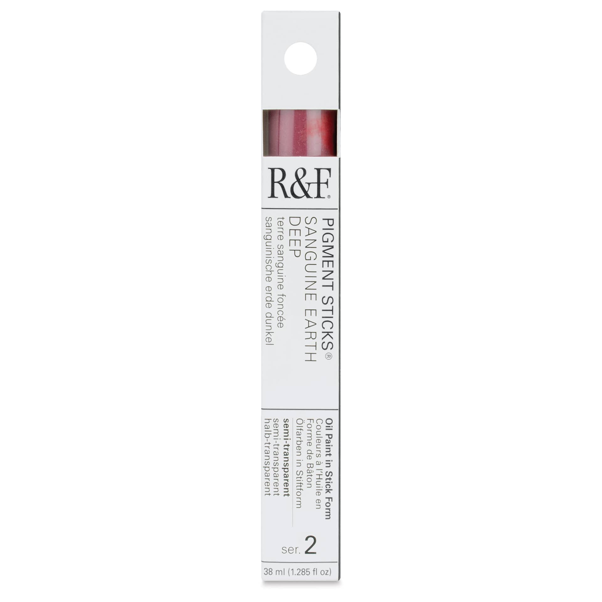 R&F Pigment Stick - Sanguine Earth Deep, 38 ml stick - front of packaging