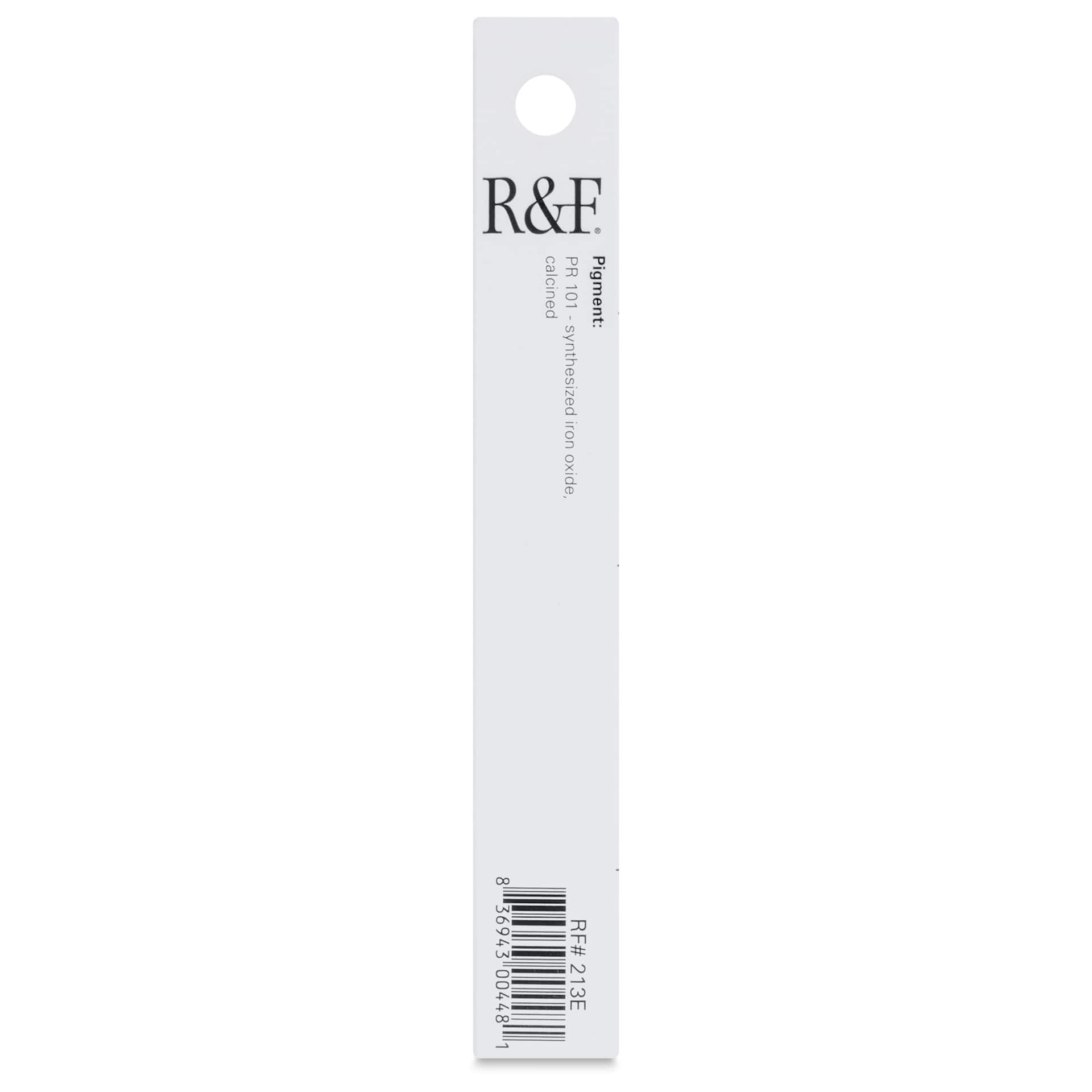 R&F Pigment Stick - Stil De Grain, 38 ml Stick - back of packaging
