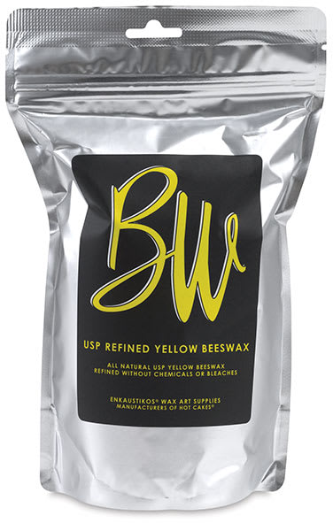 U.S. Pharmaceutical Grade Yellow Beeswax - 16 oz pouch