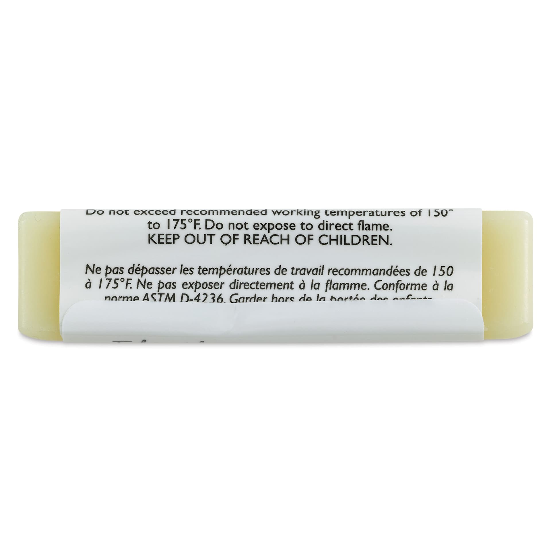 Enkaustikos Hot Sticks Encaustic Wax Paint Mediums - XD Wax Medium, 13 ml Stick (Back of stick)