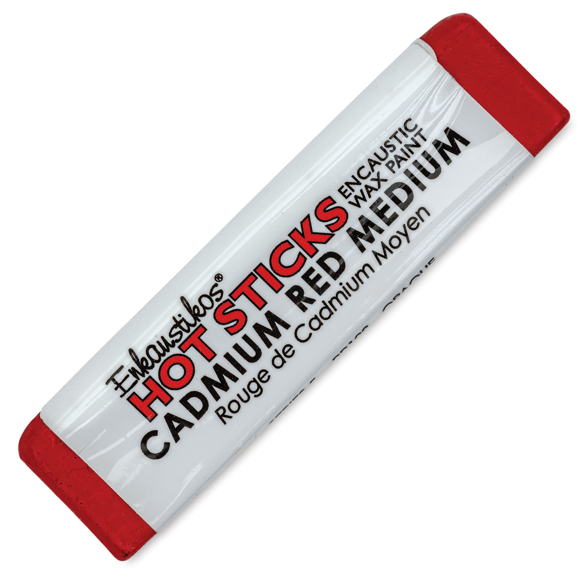 Enkaustikos Hot Sticks Encaustic Paint - Cadmium Red Medium, 13 ml Stick
