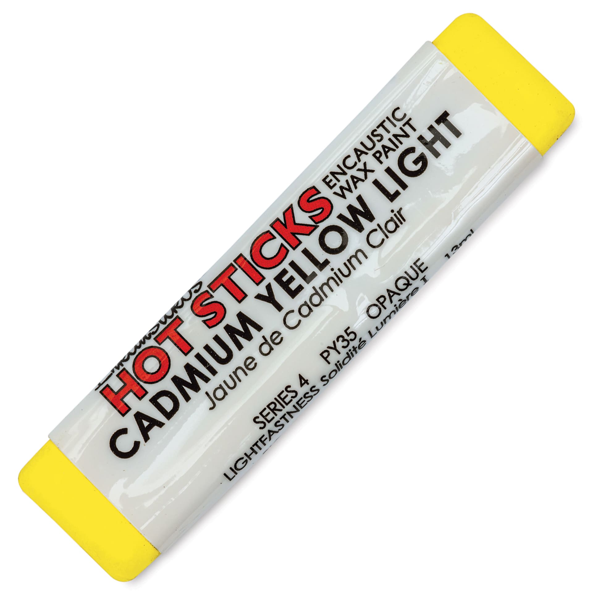 Enkaustikos Hot Sticks Encaustic Paints - Cadmium Yellow Light, 13 ml stick