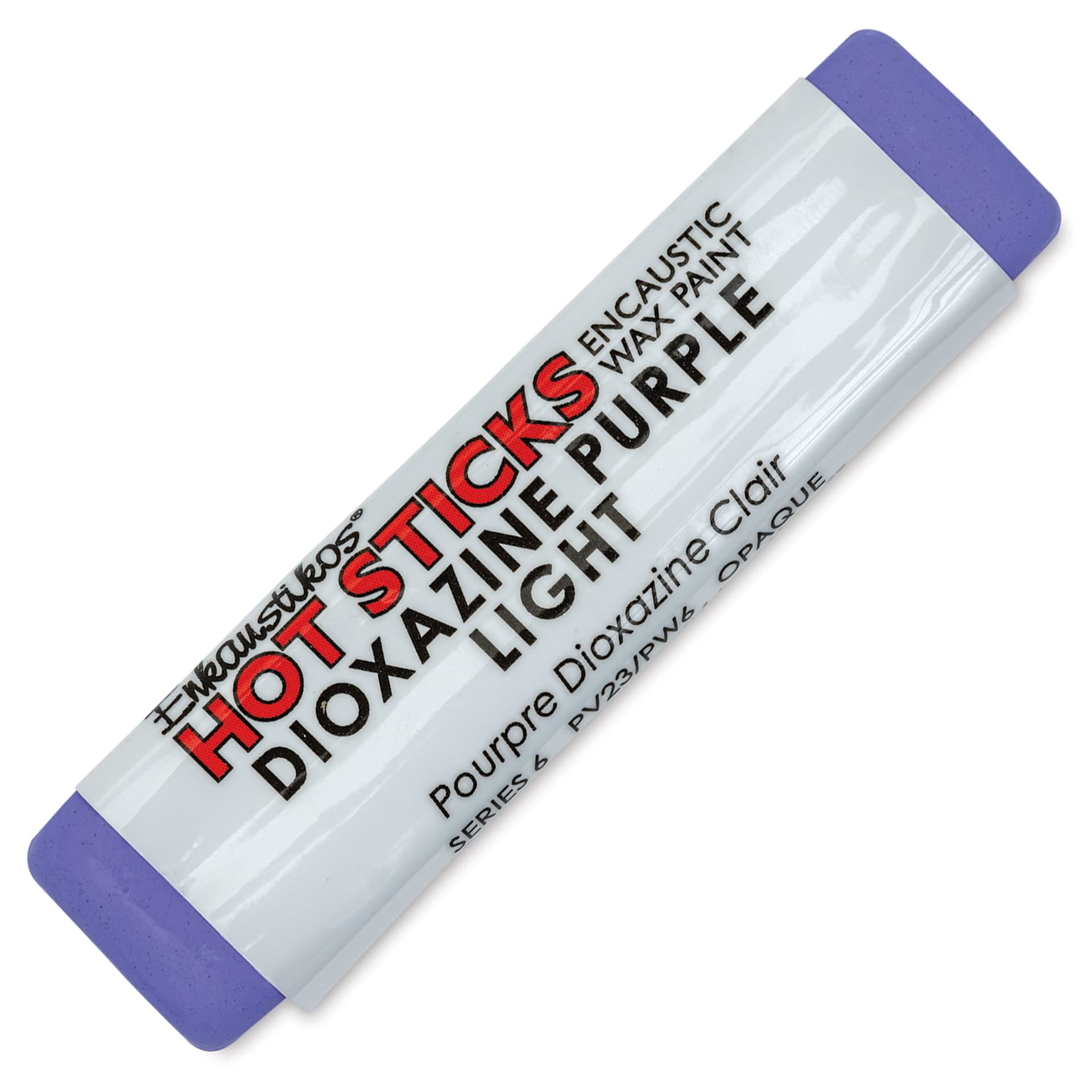 Enkaustikos Hot Sticks Encaustic Paints - Dioxazine Purple Light, 13 ml stick