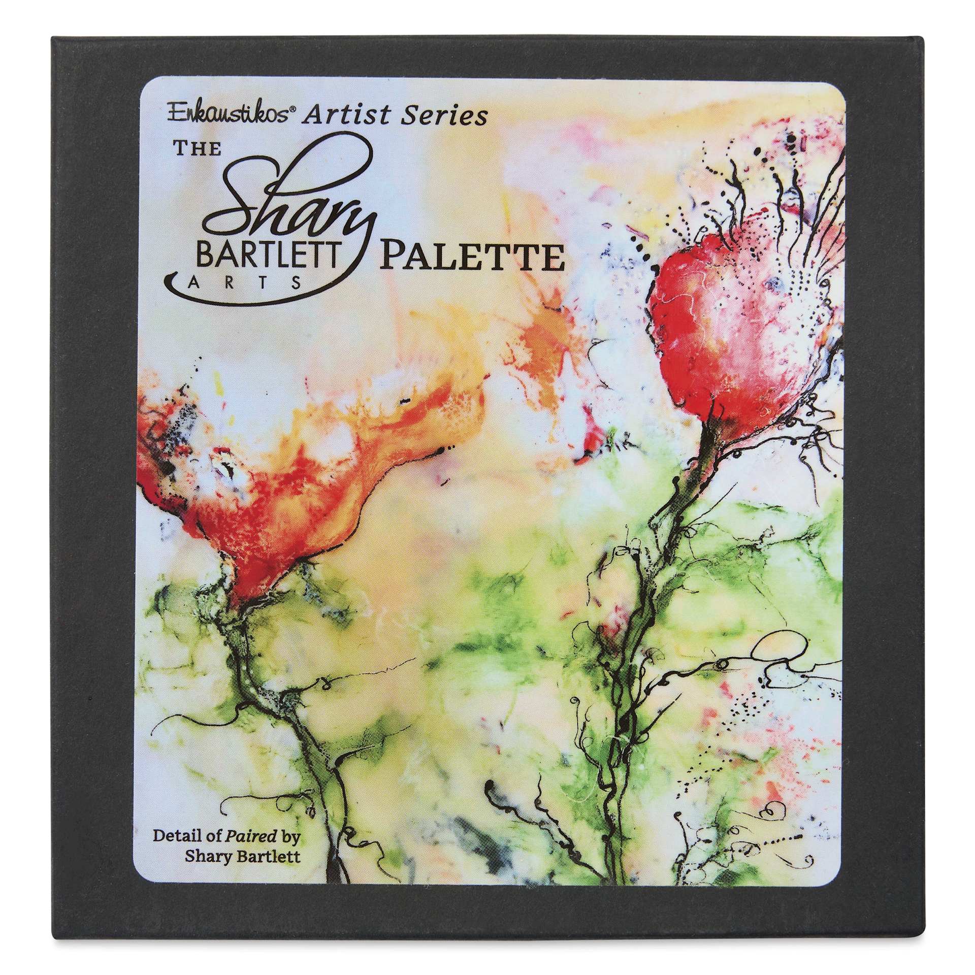 Enkaustikos Wax Snaps Encaustic Paints - Set of 9, Shary Bartlett Palette, 13 ml front of package
