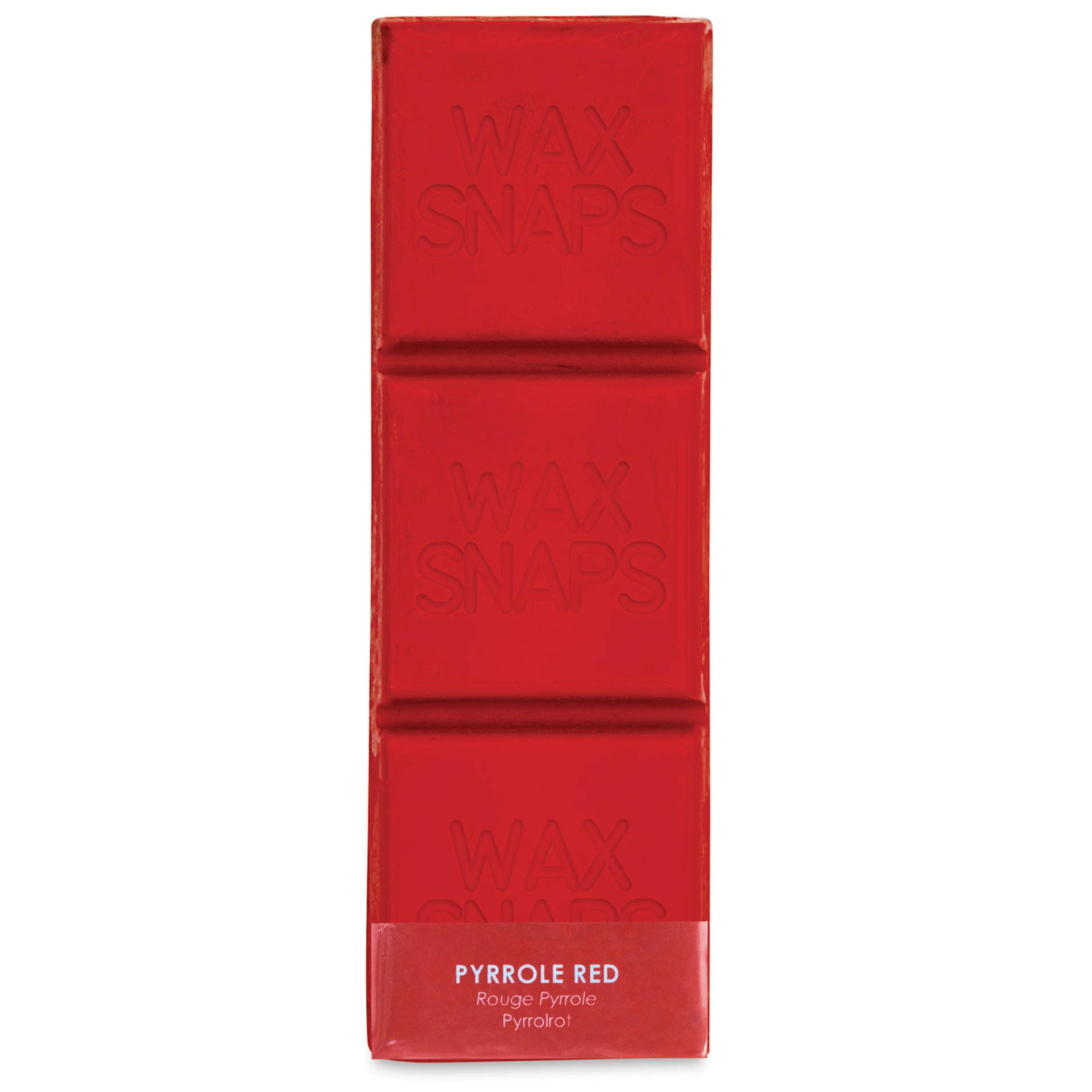 Enkaustikos Wax Snaps Encaustic Paints - Pyrrole Red, 40 ml cake