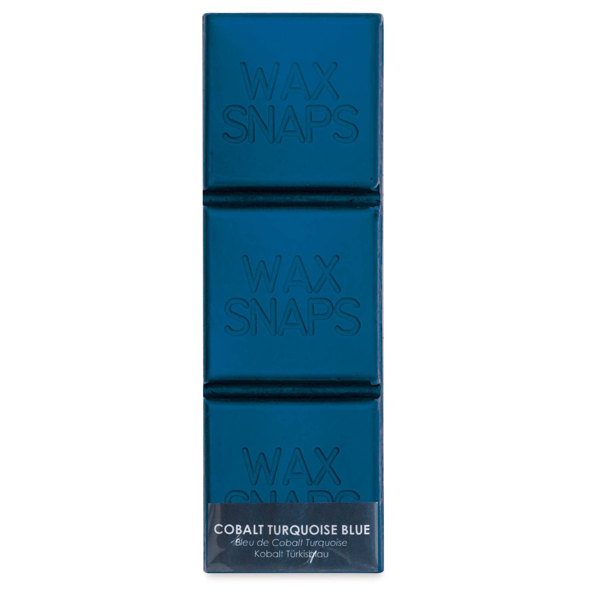 Enkaustikos Wax Snaps Encaustic Paints - Cobalt Turquoise Blue, 40 ml cake