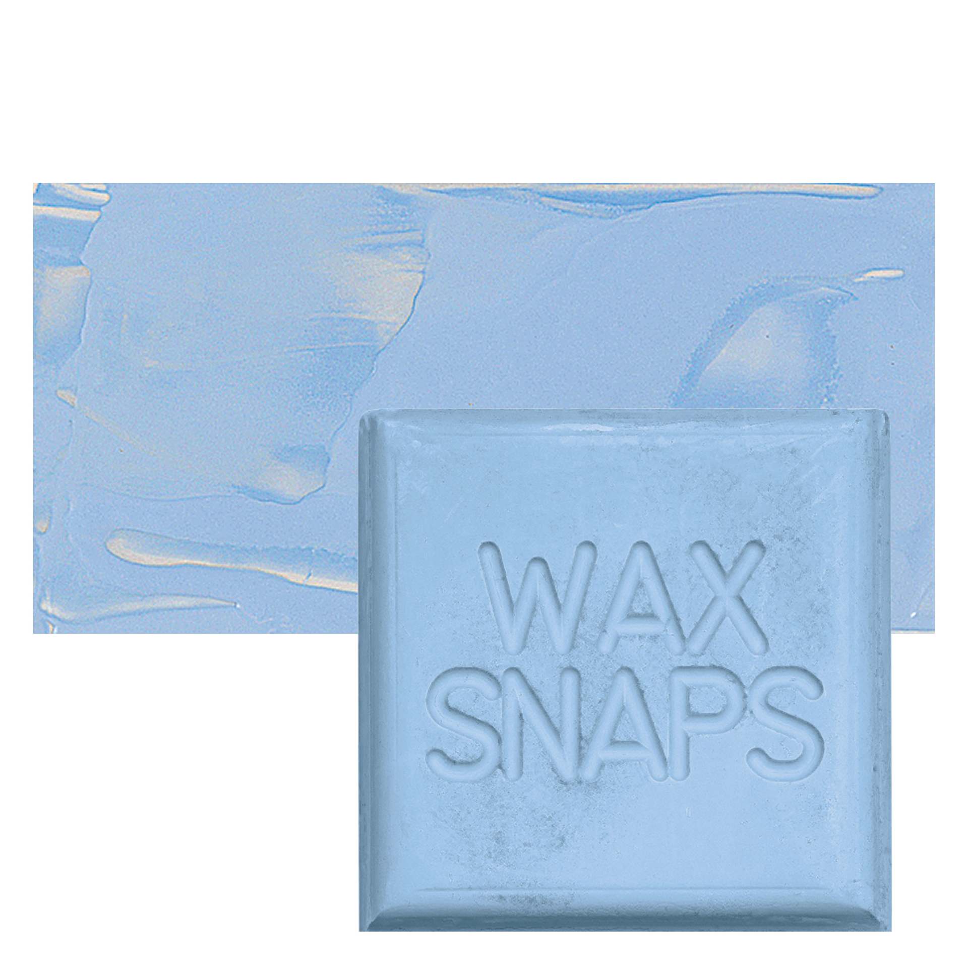 Enkaustikos Wax Snaps Encaustic Paint - Cobalt Blue Light, 40 ml snaps and swatch