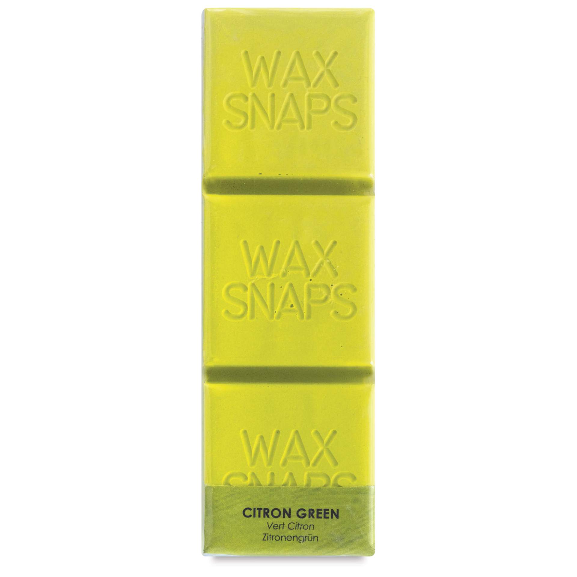 Enkaustikos Wax Snaps Encaustic Paints - Citron Green, 40 ml cake