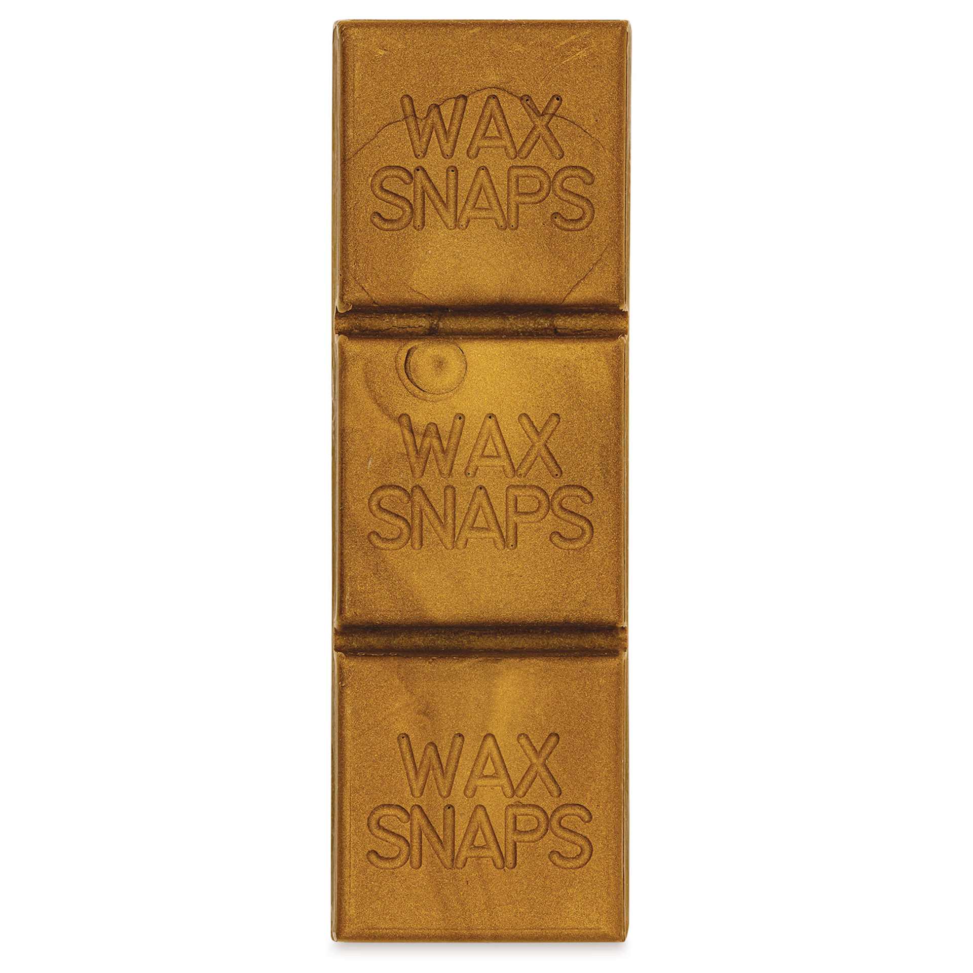 Enkaustikos Wax Snaps Encaustic Paints - Golden Bronze Metallic, 40 ml cake