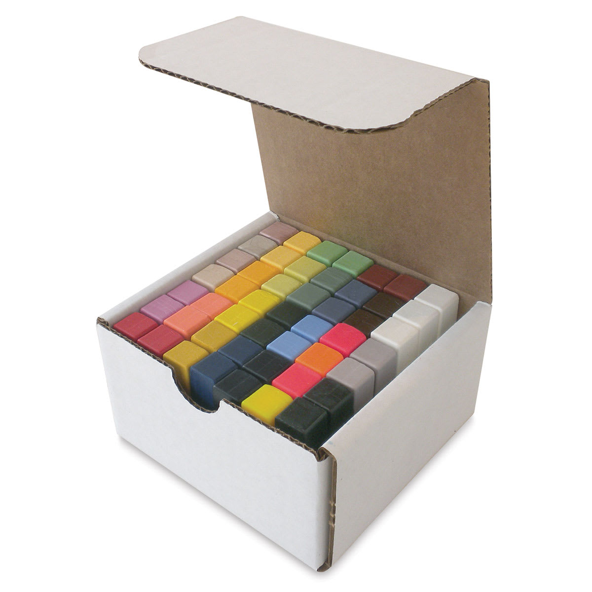 Enkaustikos EnkaustiKolors Paint Set - Set of 49 pc Classpack in Assorted Colors shown in open package