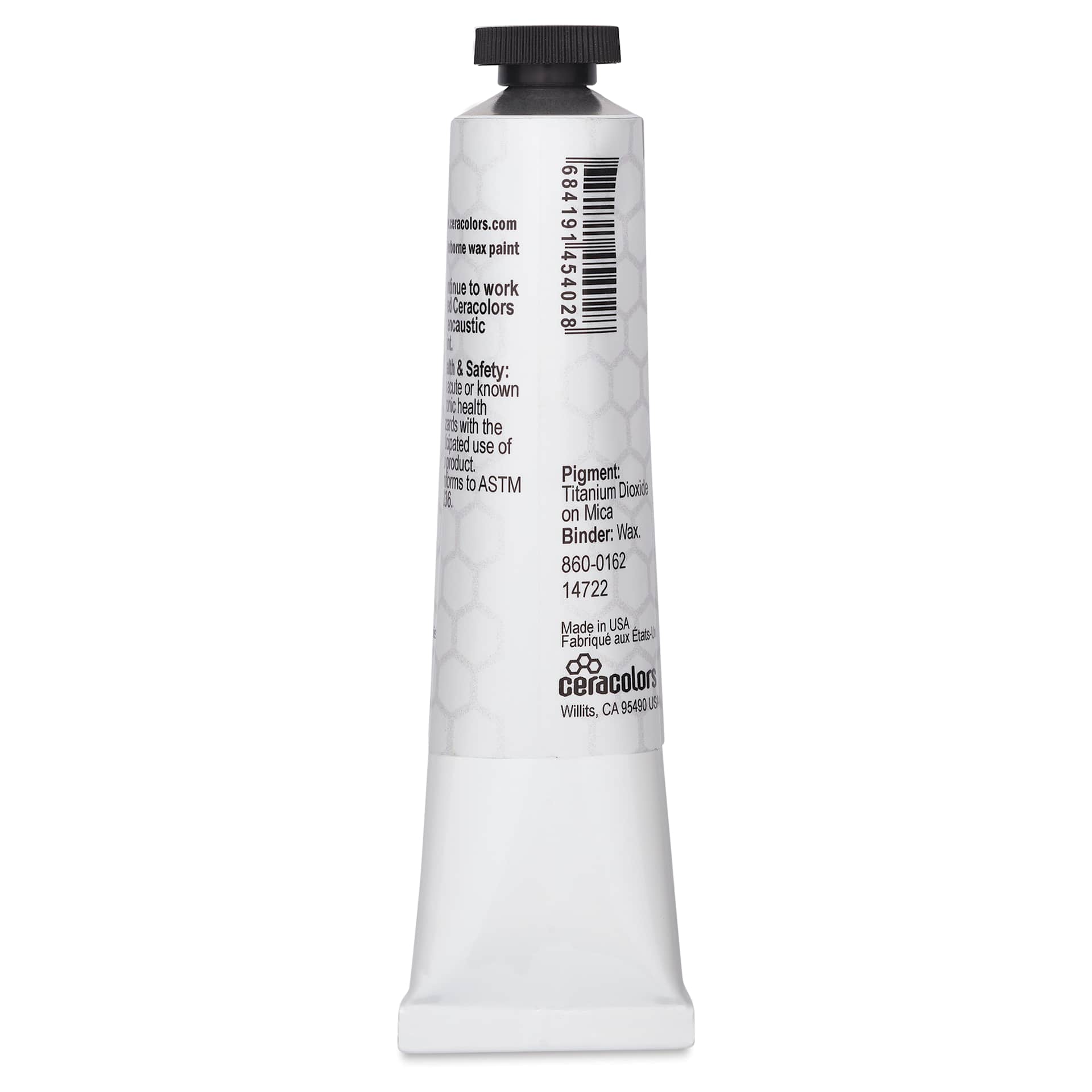 Ceracolors Waterborne Wax Paint - Pearl, 50 ml back