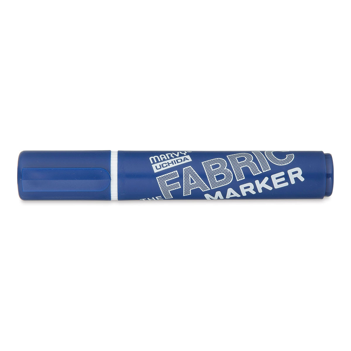 Marvy Fabric Marker - Blue, cap on
