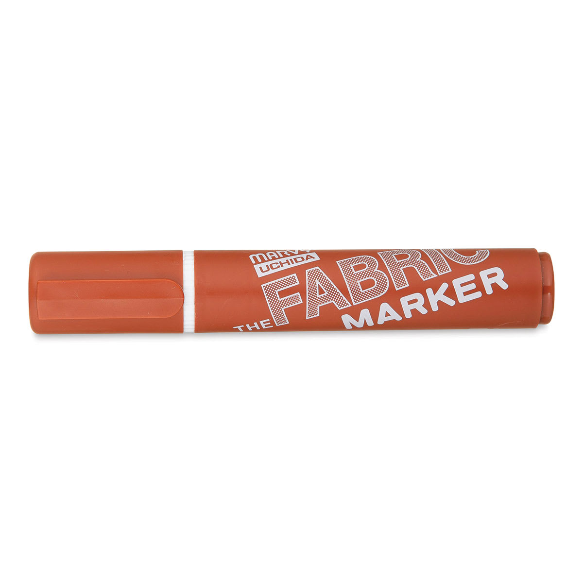 Marvy Fabric Marker - Brown, cap on