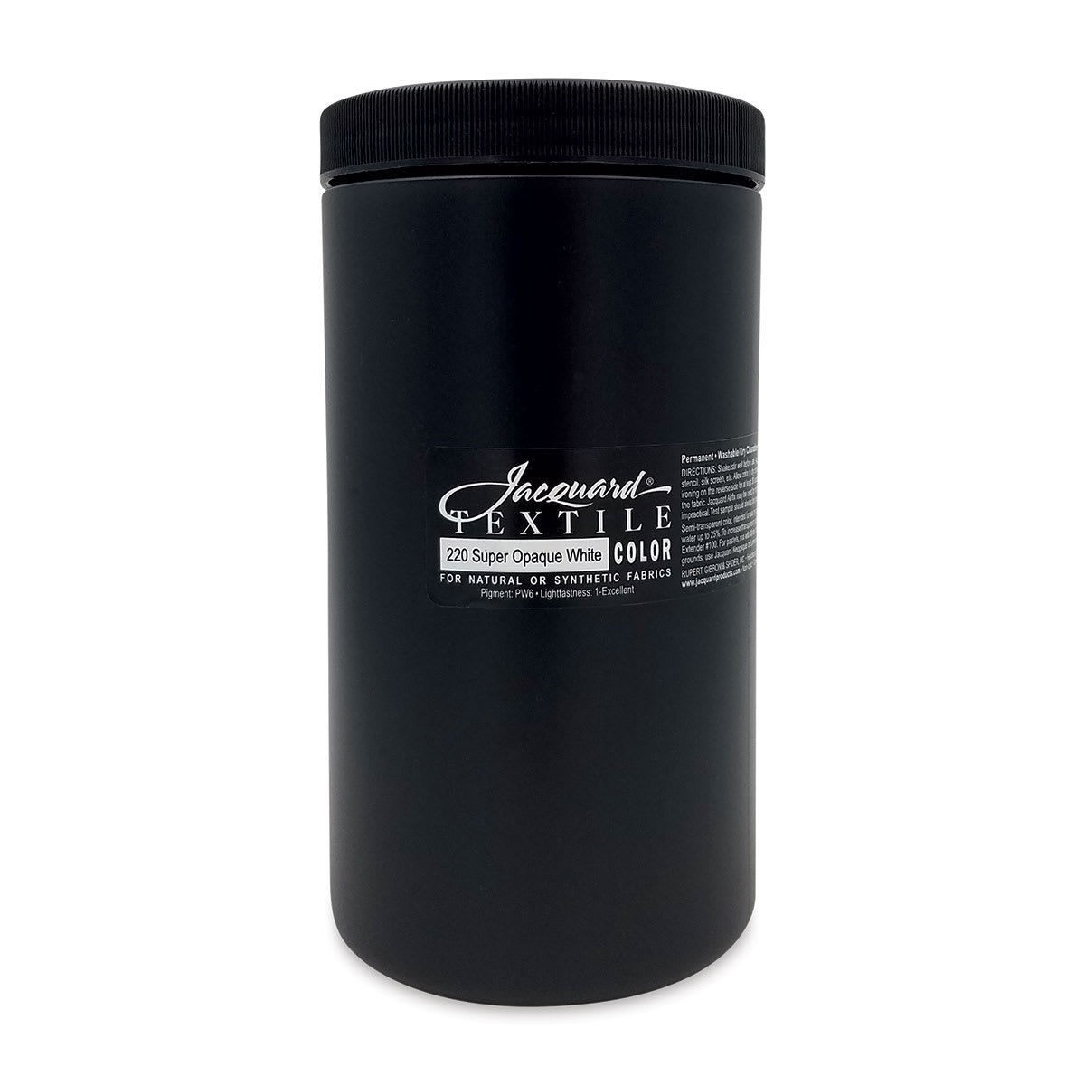 Jacquard Textile Color - Opaque White, 32 oz jar