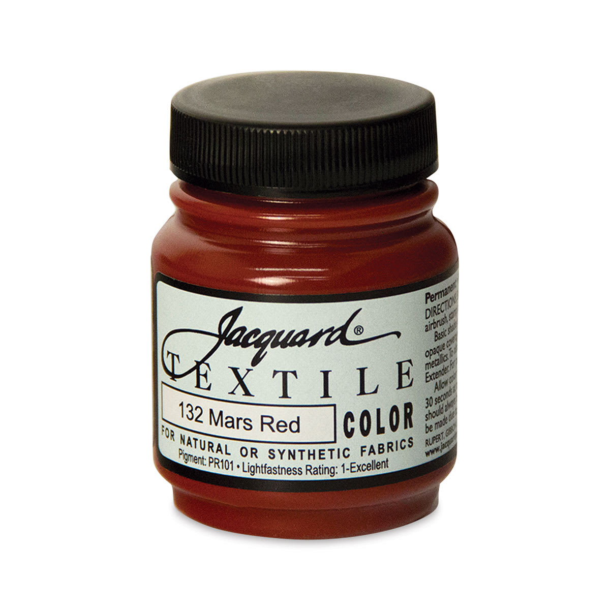 Jacquard Textile Color - Mars Red, 2.25 oz jar