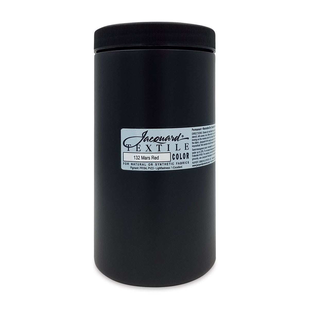 Jacquard Textile Color - Mars red, 32 oz jar