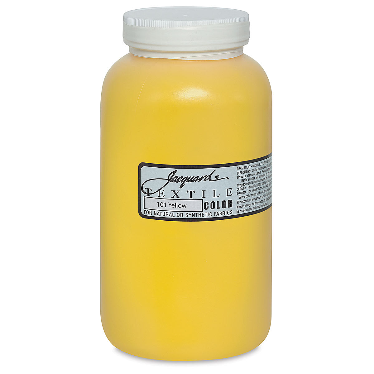 Jacquard Textile Color - Yellow, 32 oz jar