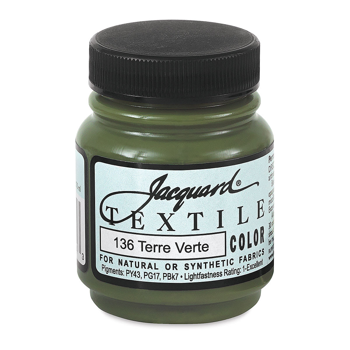 Jacquard Textile Color - Terre Verte, 8 oz jar