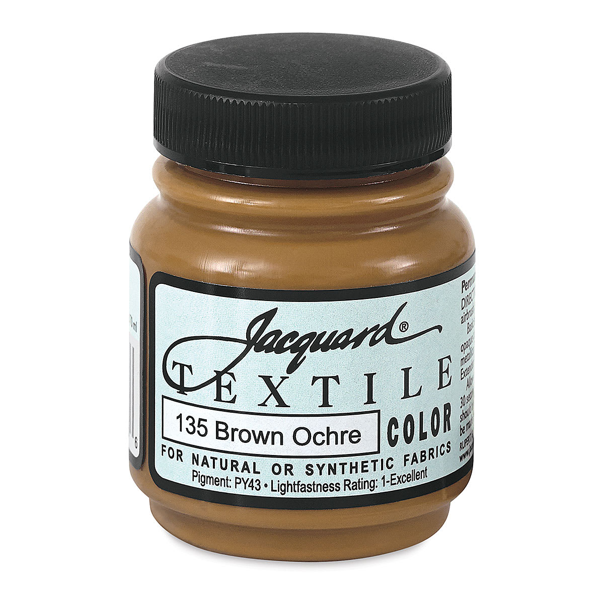 Jacquard Textile Color - Brown Ochre, 2.25 oz jar