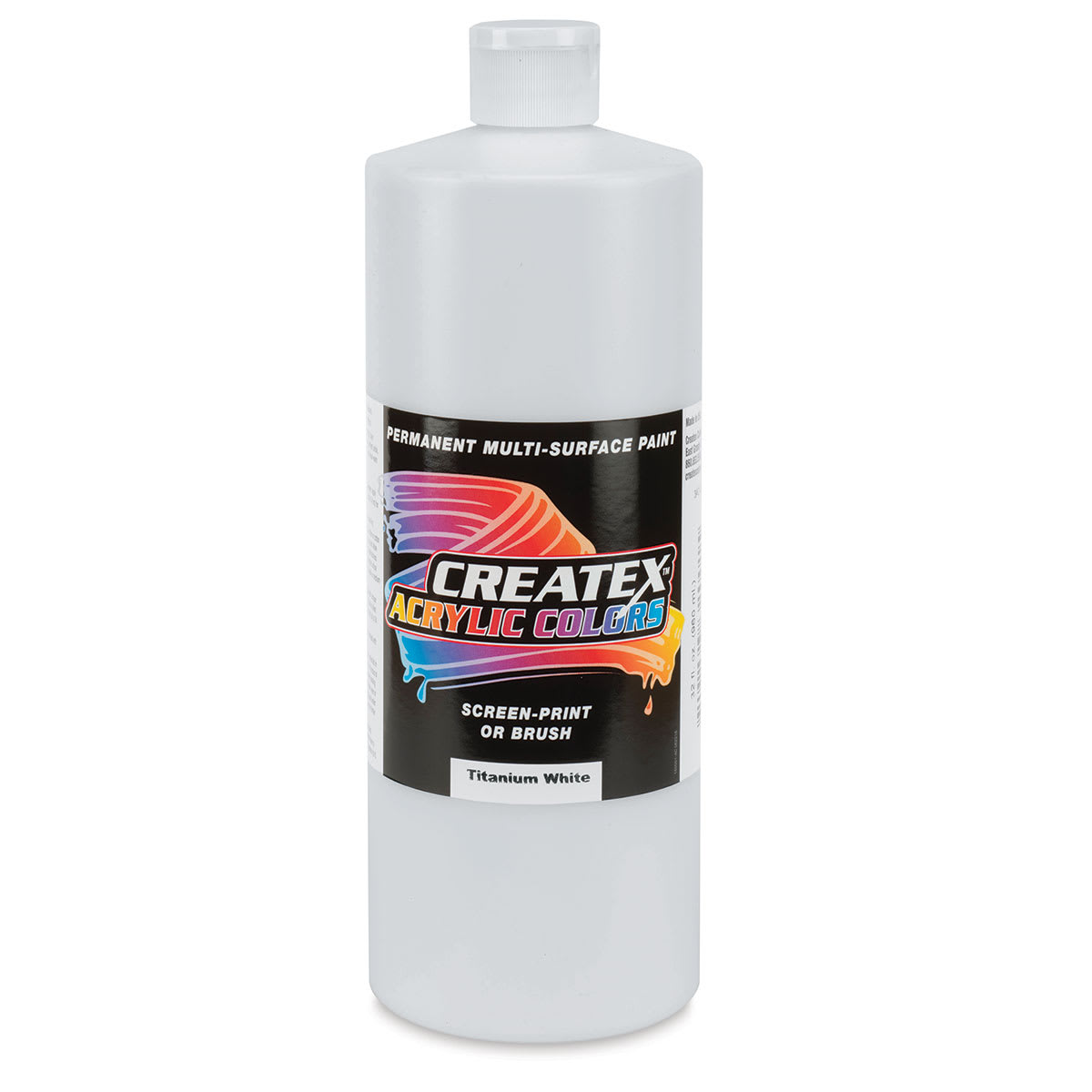 Createx Acrylics - Titanium White, Quart