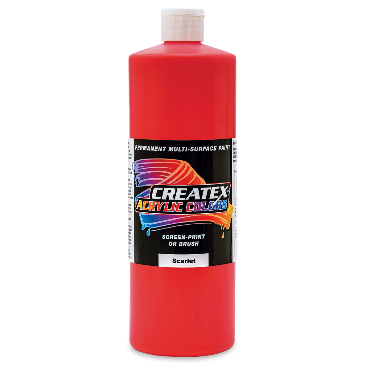 Createx Acrylics - Scarlet, Quart