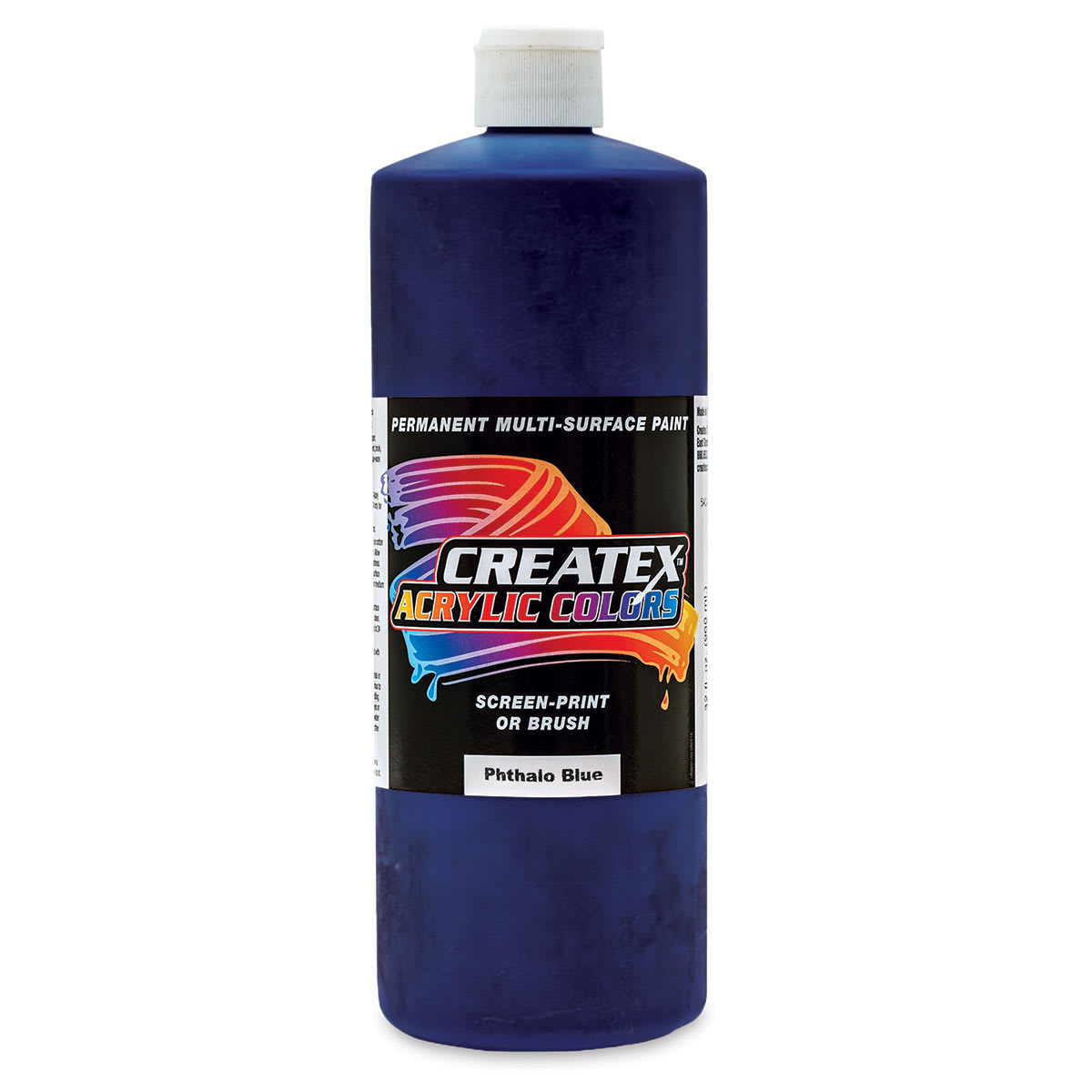 Createx Acrylics - Phthalo Blue (Green Shade), Quart