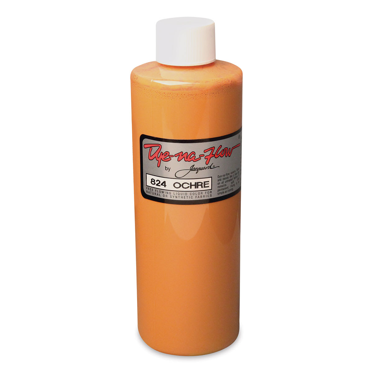 Jacquard Dye-Na-Flow Fabric Color - Ochre, 8 oz bottle