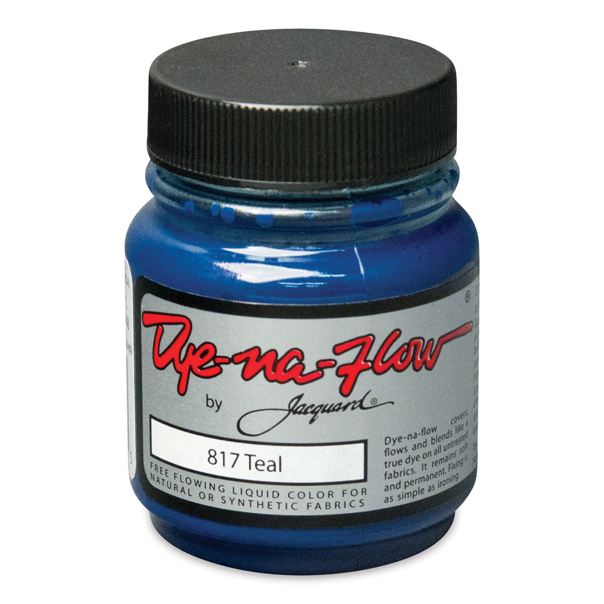 Jacquard Dye-Na-Flow Fabric Color - Teal, 2.25 oz jar