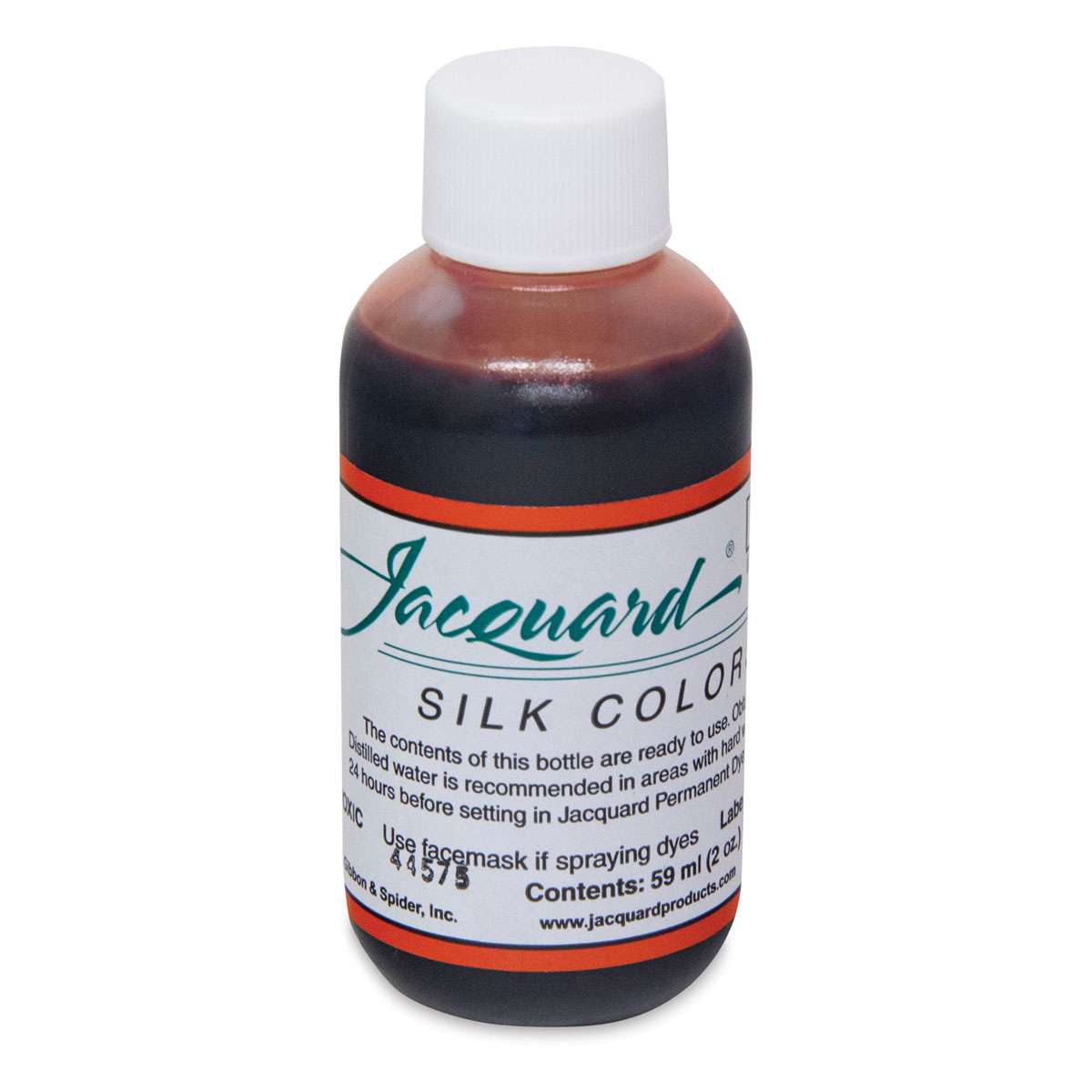 Jacquard Silk Dye - Poppy Red, 2 oz bottle