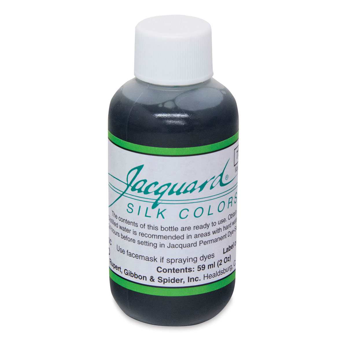Jacquard Silk Dye - Kelly Green, 2 oz bottle