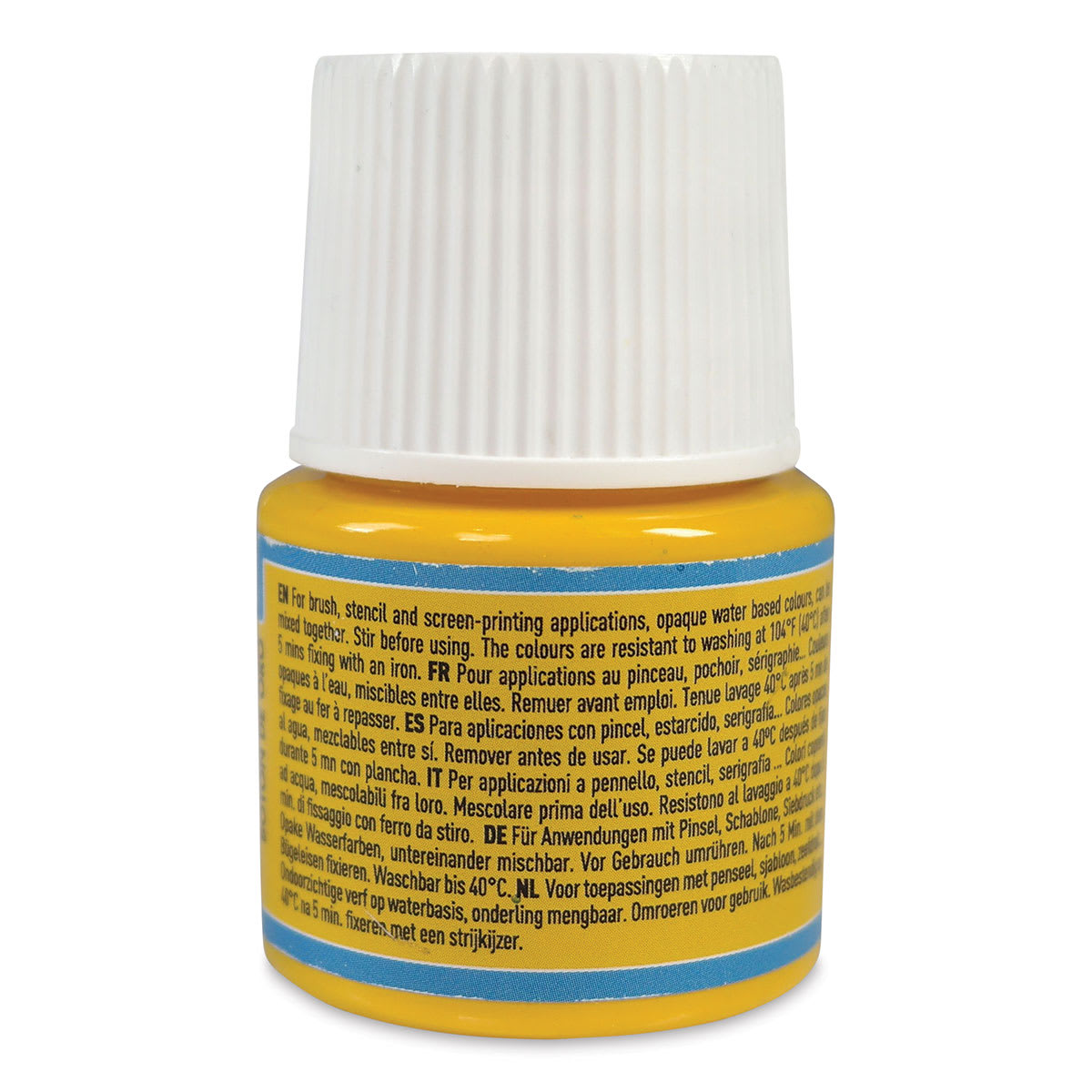 Pebeo Setacolor Fabric Paint - Buttercup, Opaque, 45 ml bottle back