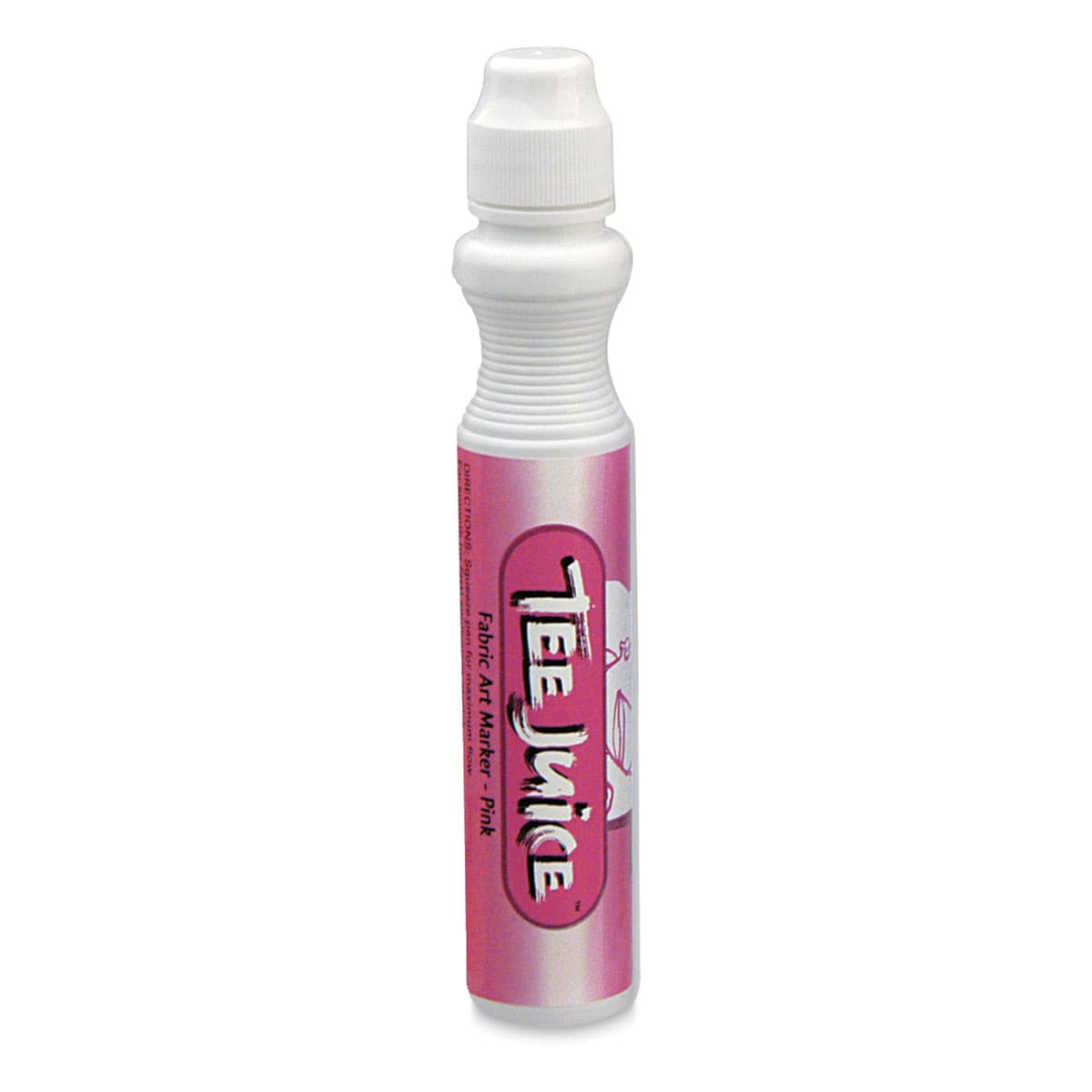 Jacquard Tee Juice Fabric Marker - Pink, Broad Point, Marker