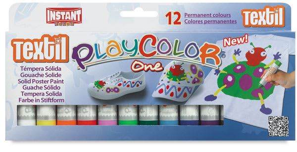 Textil Fabric Paint Sticks, Set of 12