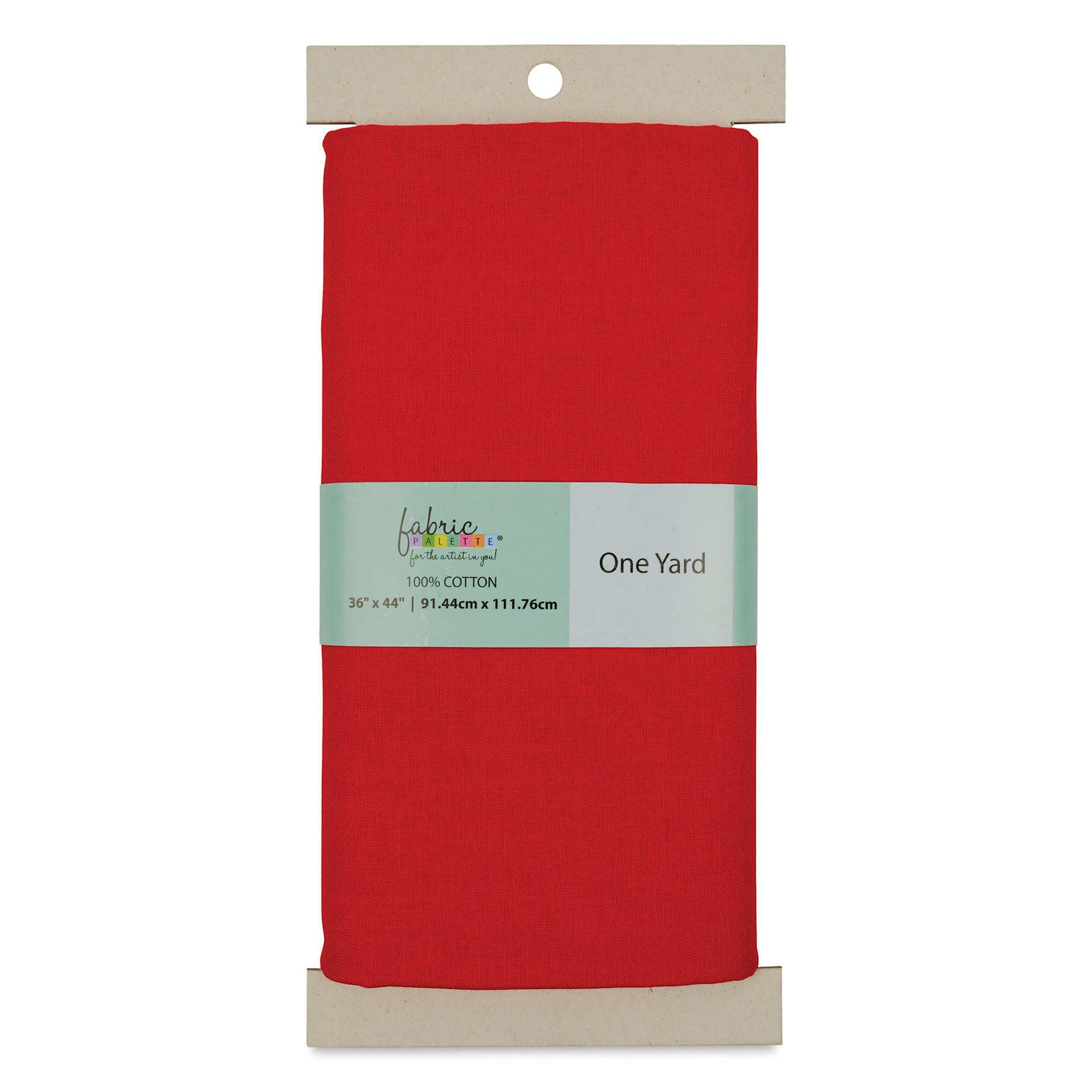 Fabric Palette Pre-Cut Cotton Fabric - Red, 1 yd