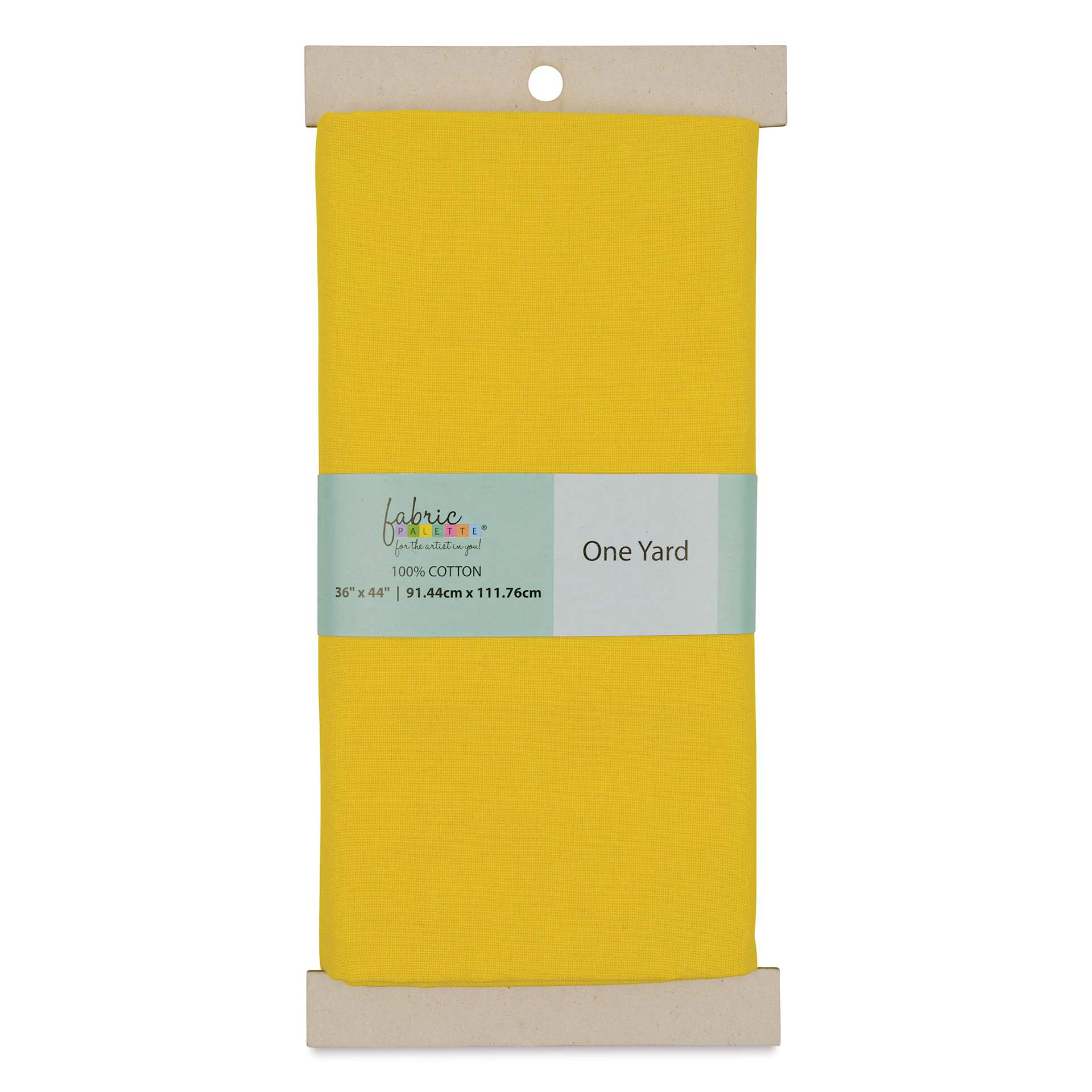 Fabric Palette Pre-Cut Cotton Fabric - Yellow, 1 yd
