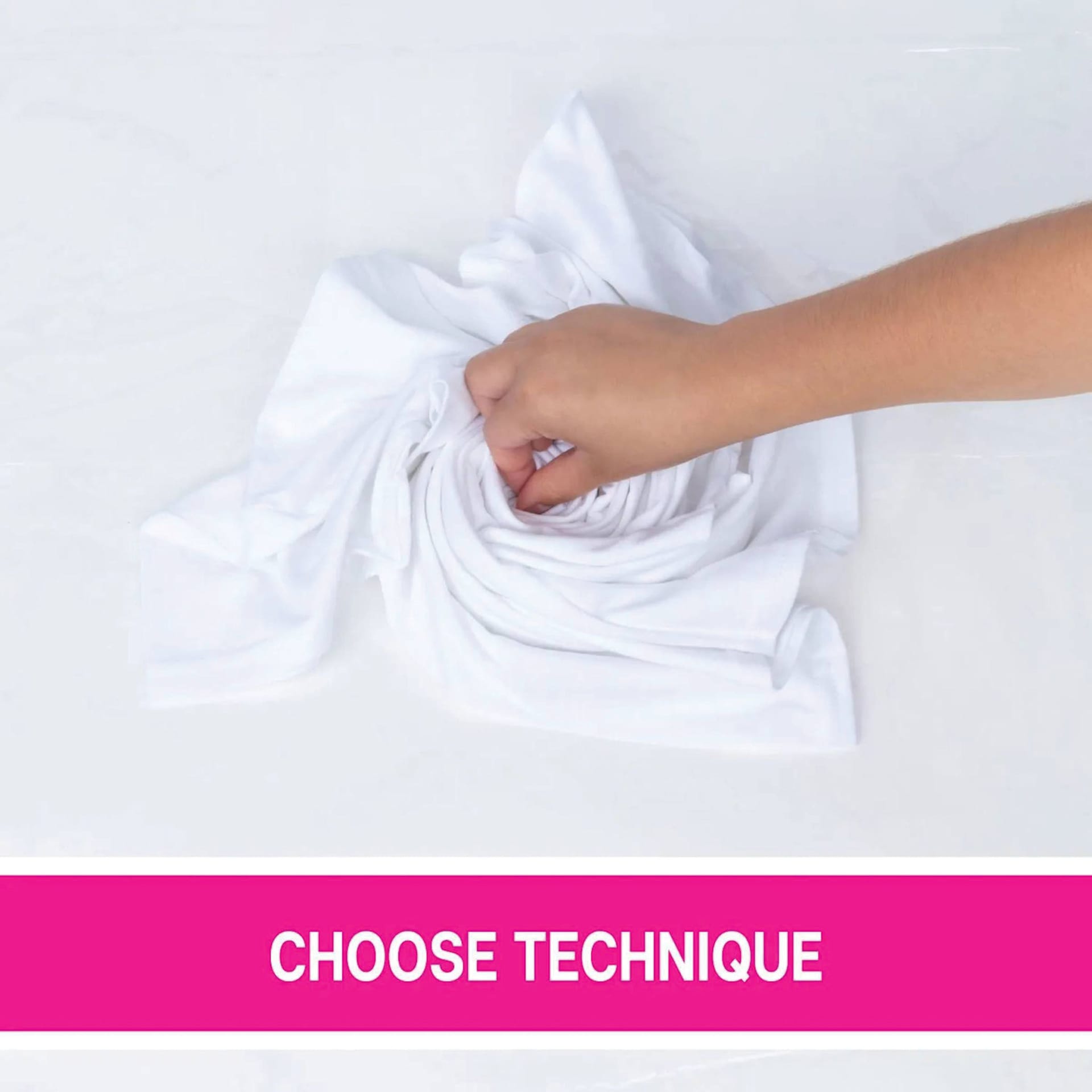 Tulip One-Step Tie-Dye Kit - Glow-in-the-Dark, Kit of 5 Colors (choose technique instruction step visual)
