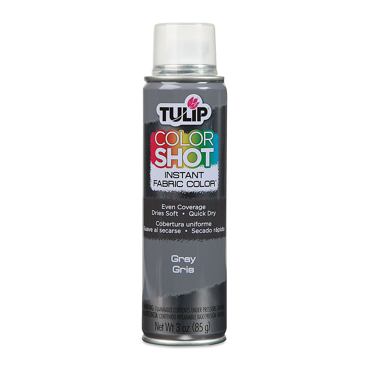 Tulip ColorShot Instant Fabric Color Spray - Gray