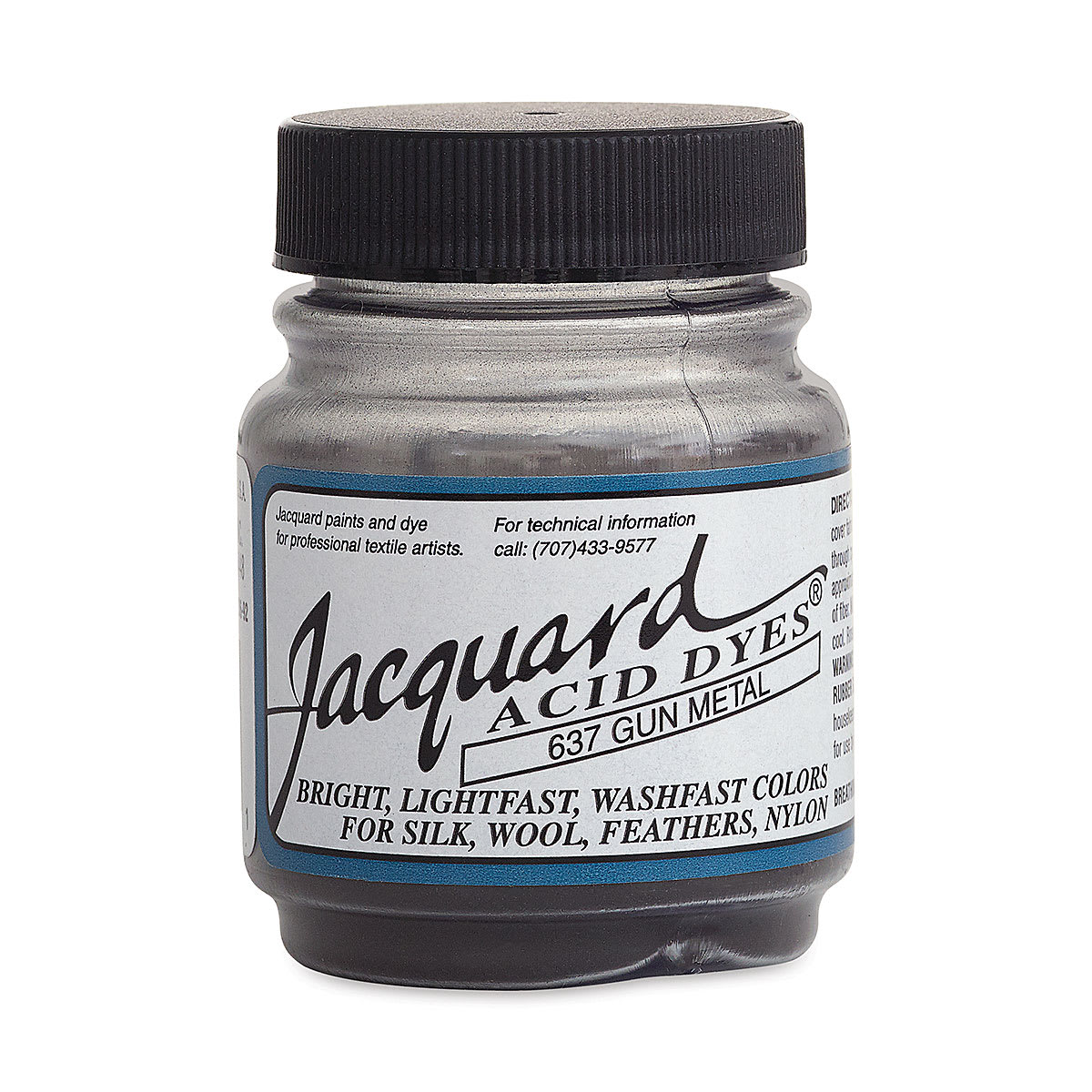Jacquard Acid Dye - Gun Metal, 0.5 oz