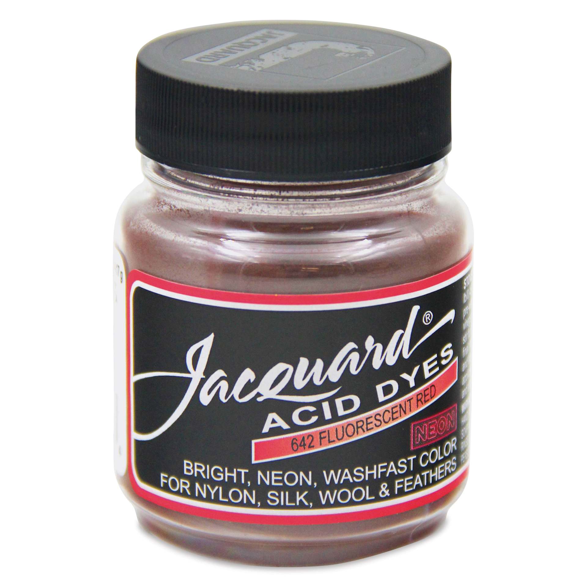 Jacquard Acid Dye - Fluorescent Red, 0.5 oz