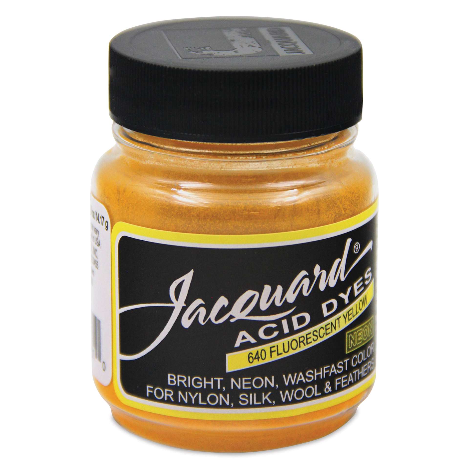 Jacquard Acid Dye - Fluorescent Yellow, 0.5 oz