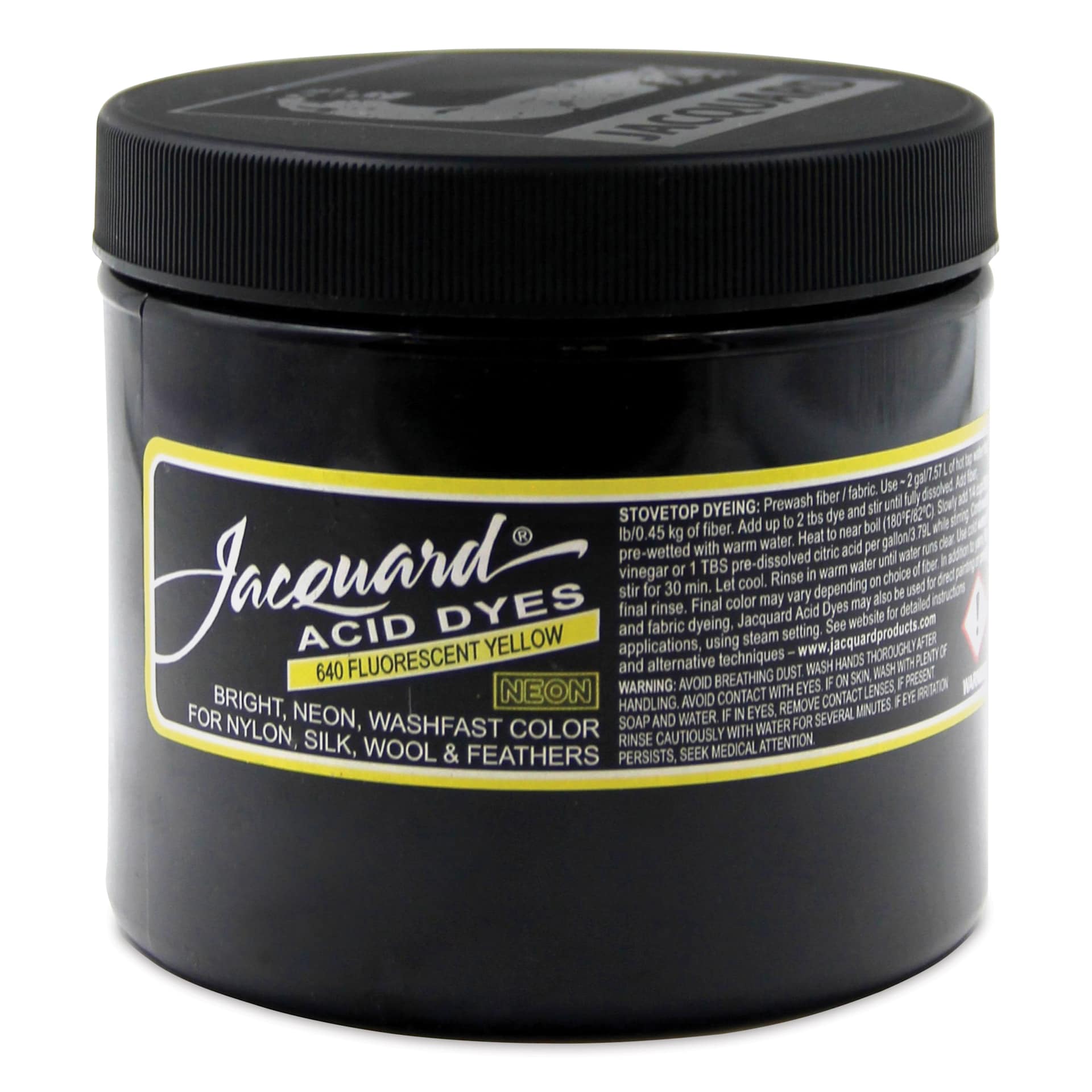 Jacquard Acid Dye - Fluorescent Yellow, 8 oz