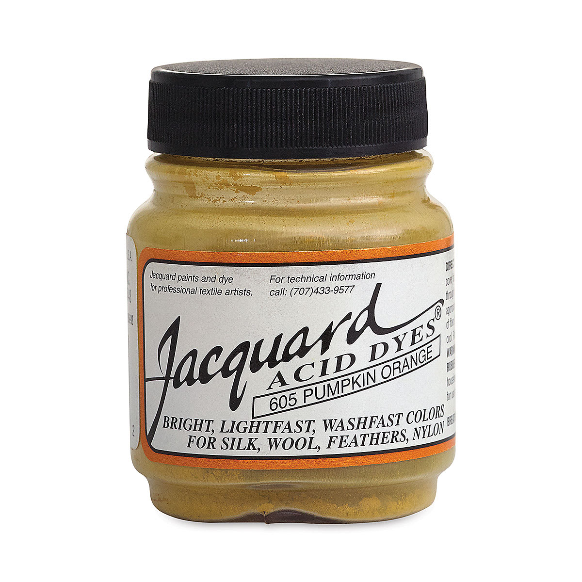 Jacquard Acid Dye - Pumpkin Orange, 0.5 oz