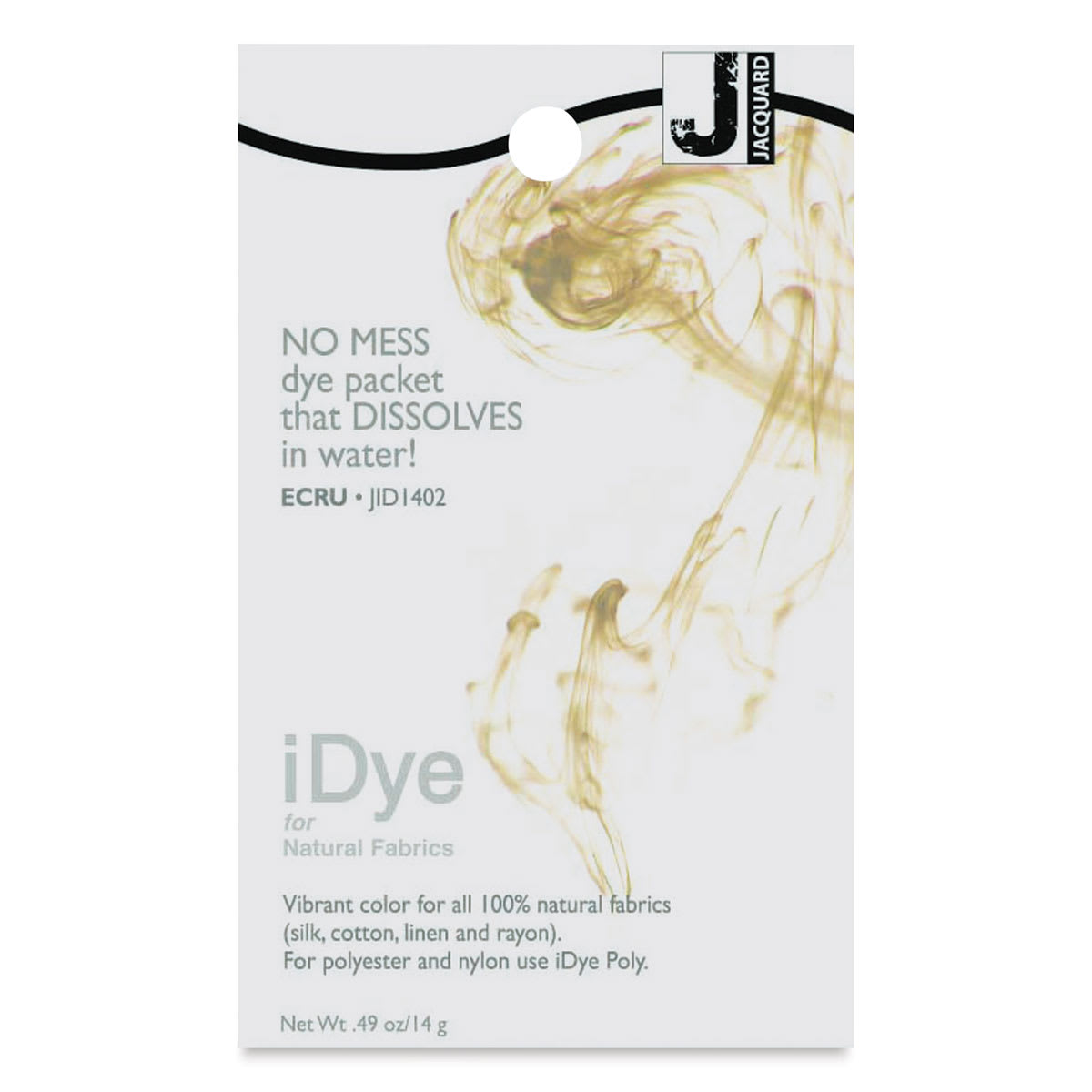 Jacquard iDye - Ecru, Natural Fabrics, 14 g packet
