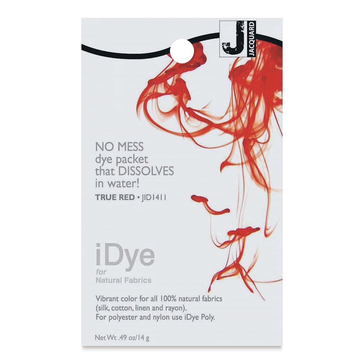 Jacquard iDye - True Red, Natural Fabrics, 14 g packet