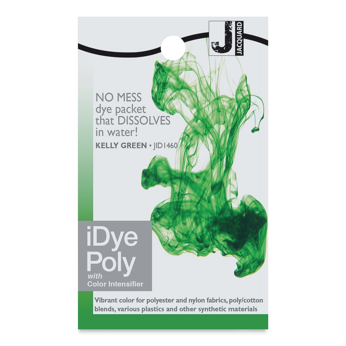 Jacquard iDye - Kelly Green, Polyester / Nylon, 14 g packet