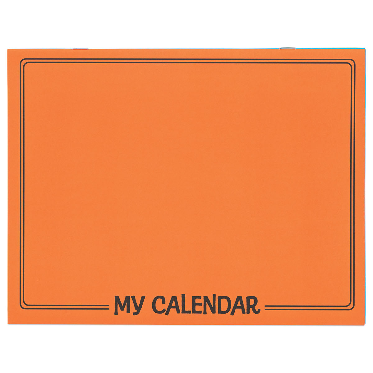 Hygloss My Calendar - Front Cover of single Calendar
