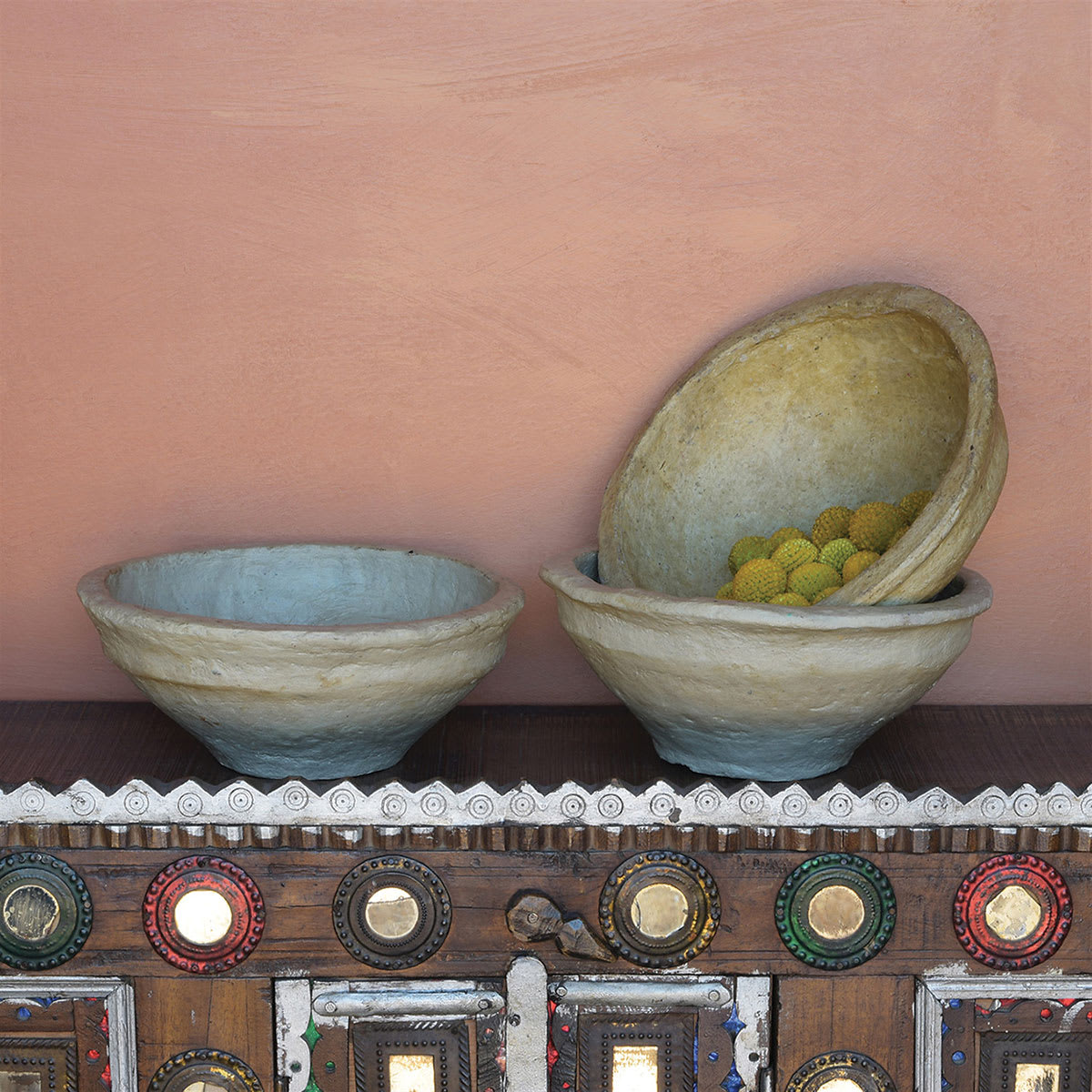 HomArt Paper Mache Bowls