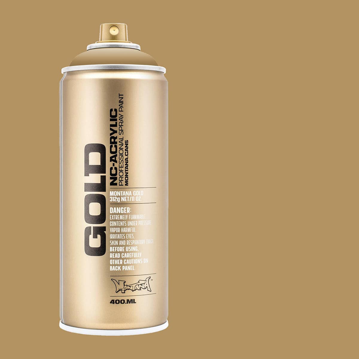 Montana Gold Acrylic Professional Spray Paint - Duck Season, 400 ml (Spray can with color swatch)
